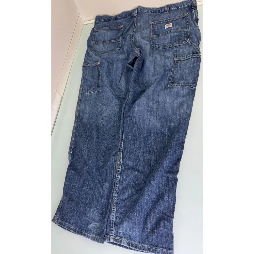 Carhartt Carpenter Jeans Mens 40X32 Relaxed Fit Workwear Safety Pants BD4633 FRM